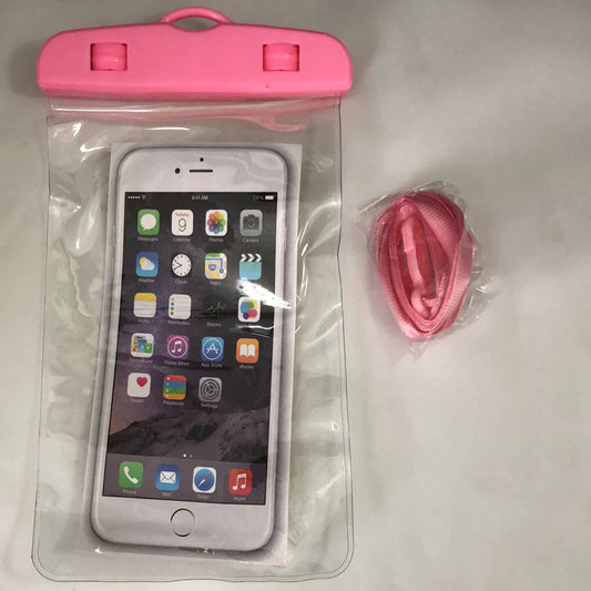 スマホ 防水ケース ピンク 1個 防水カバー IPX8 ストラップ付き 全機種対応 iPhone Galaxy 各種携帯電話対応 防水バッグ お風呂 釣り 水中撮影 ポイント消耗