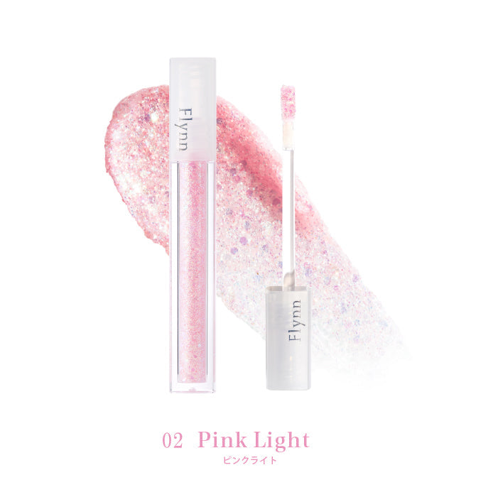 フリン ライトキャッチャー リキッドグリッター 【02：PINK LIGHT】 化粧品 メイク 韓国コスメ アイシャドウ ラメ 涙袋 アイメイク