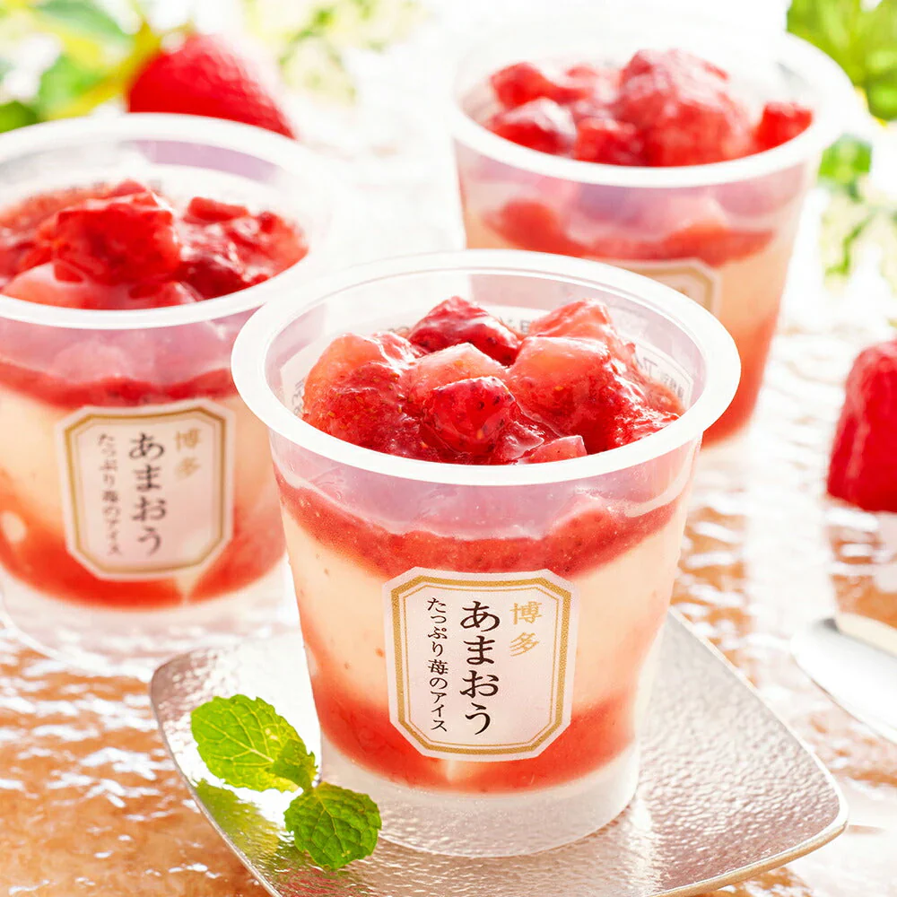 博多あまおう たっぷり苺のアイス（M-AH-TP5R）【送料無料】【母の日SALE】
