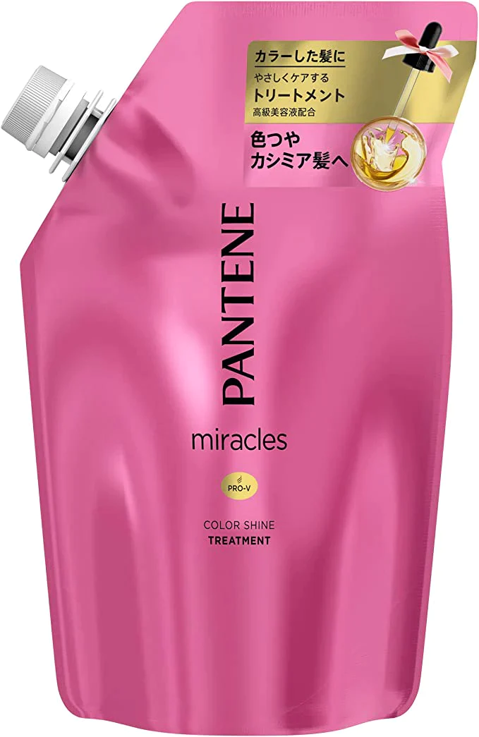 【数量限定！】パンテーン ミラクルズ カラーシャイン 色落ち防止 ダメージ補修トリートメント詰め替え 420g