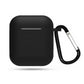 airpods1 グレー airpods2 対応 エアーポッズ エアポッツ 1/2 ケース カバー シリコン かわいい キズ防止 耐衝撃 全面保護 紛失防止 8色あり