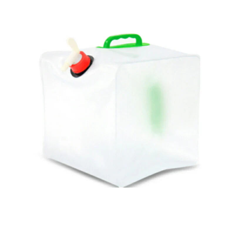 貯水タンク 10L  1個 ウォータータンク 折り畳み式 給水タンク 非常用 給水袋 大容量 10L 15L 20L 蛇口 持ち手 携帯 防災 断水 アウトドア イベント 便利 PVC 半透明