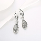 しずく ピアス  レディース  ゆれる ファッション アクセサリー 水滴  (シルバー)