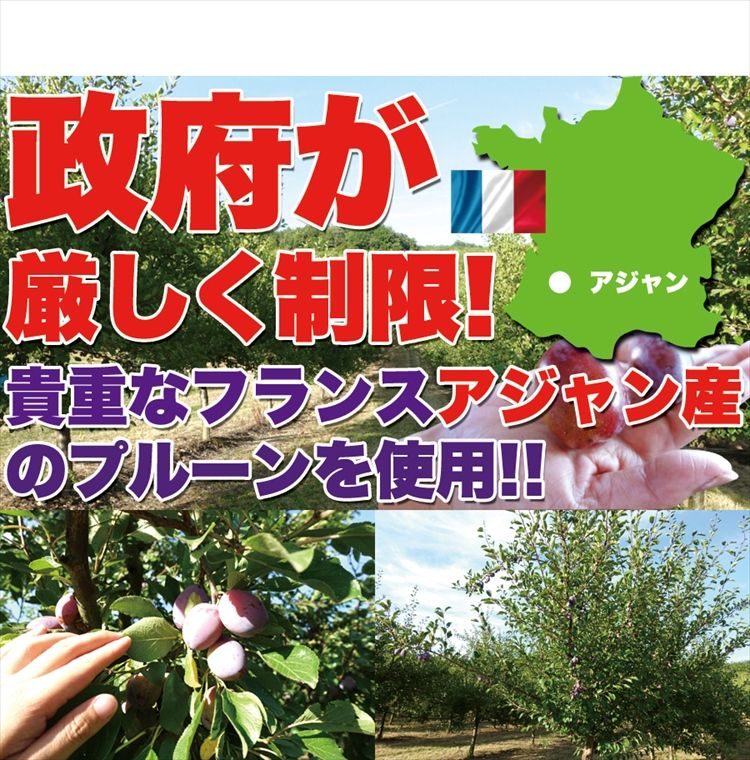 【無添加】フランス プルーン1kg　メール便