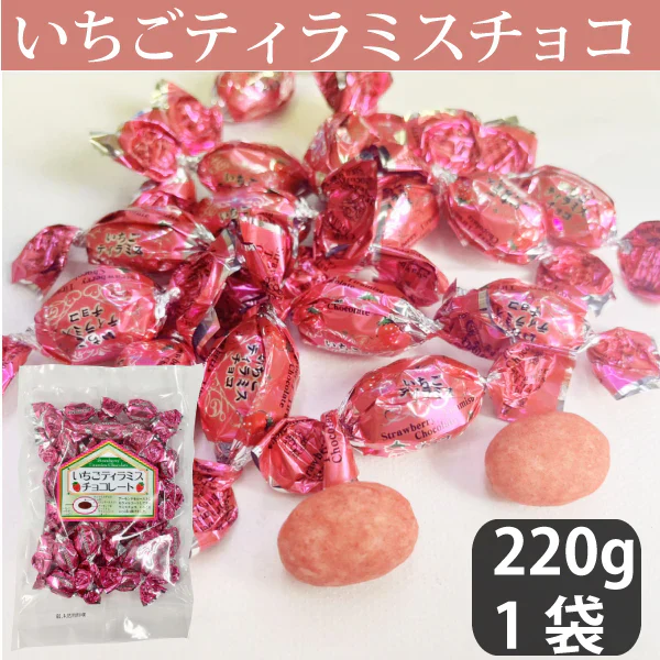 ピュアレ いちごティラミスチョコ 1袋220g入×1袋