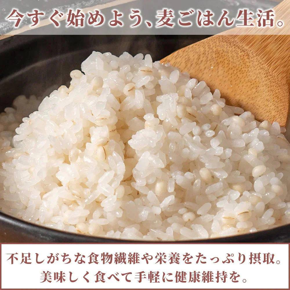 雑穀 雑穀米 国産 丸麦 2.4kg(400g×6袋) ファミリーサイズ 無添加 無着色 送料無料