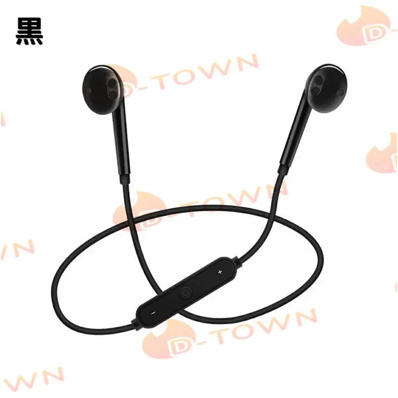 即納 Bluetoothイヤホン 高音質 両耳 人間工学設計 CVC6.0ノイズキャンセリング マイク付き s085B(ブラック)
