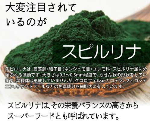 【大容量★約6ヶ月分】healthylife スピルリナタブレット 海外のモデルやセレブにも大人気！今超話題のスーパーフードサプリのスピルリナ粒 スピルリナ spirulina サプリ サプリメント 女性 スピルリナタブレット 粒 おすすめ 人気 ランキング 効果 強力 最強 通販 日本製 国産 健康サプリ 健康食品
