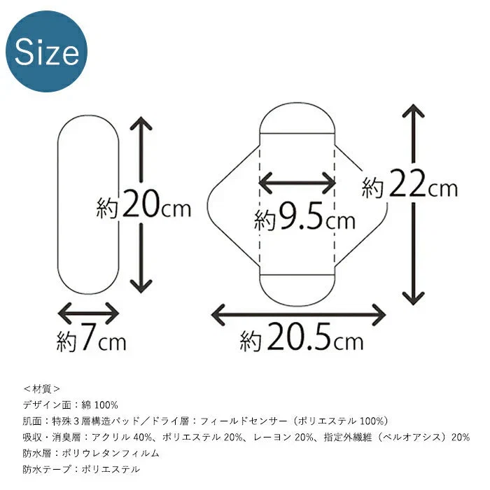 【ピンク】尿もれパッド 女性用 替えパッド3枚セット 軽失禁 尿もれ 尿とりパッド 吸水 消臭 防水 洗える布パッドセット 日本製