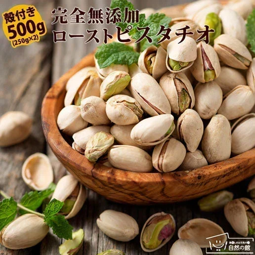 500g 殻付きピスタチオ 無塩 (250g×2) 送料無料
