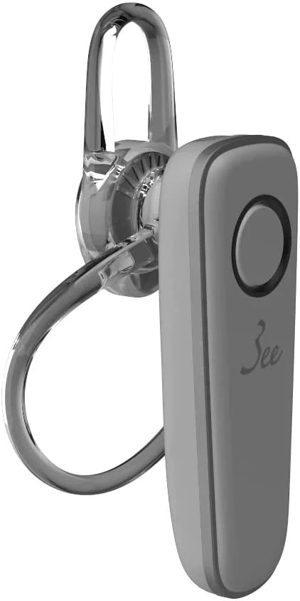 3ee Bluetooth ヘッドセット Call 01 ライトグレー（モノラル 片耳イヤホンタイプ） ノイズキャンセリングマイク