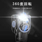 当日発送 新仕様 LEDライト懐中電灯 ハンディライト USB充電式 超強力 軍用 作業灯 停電 防水 防災対策 ズーム機能 フラッシュライト 爆光 コンパクト w229A(ブラック)