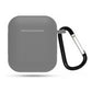 airpods1 白 airpods2 対応 エアーポッズ エアポッツ 1/2 ケース カバー シリコン かわいい キズ防止 耐衝撃 全面保護 紛失防止 8色あり