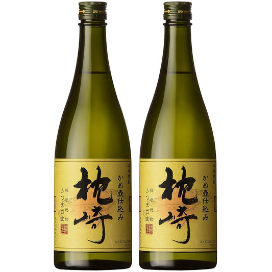 【送料無料】薩摩酒造  芋焼酎 かめ壺仕込み 枕崎 720ml×2本【北海道・東北・四国・九州・沖縄県は別途送料がかかります】