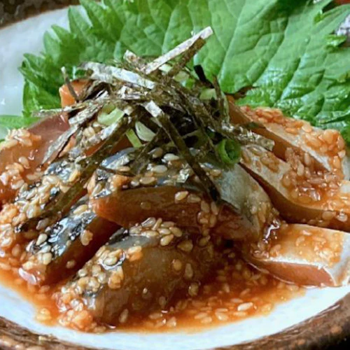 福岡名物料理【胡麻さば】70g×6パック 解凍してすぐに食べられる