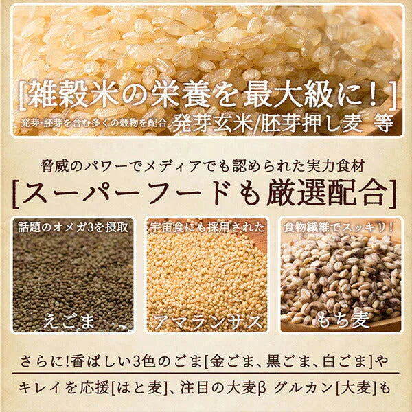雑穀 雑穀米 国産 明日への輝き39穀米ブレンド 2.4kg(400g×6袋) ファミリーサイズ 無添加 無着色 送料無料