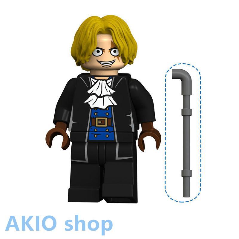 ワンピースブロックおもちゃ LEGO互換品 14点セット ルフィ サンジ 組立 玩具 おもちゃ ミニフィギュア 人気 漫画 アニメキャラクター プレゼント  s036