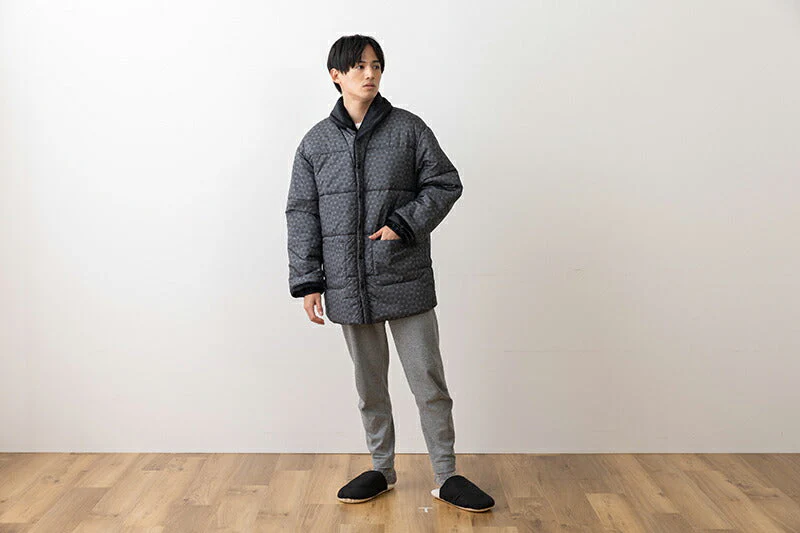 【ネイビー L～LLサイズ】テイジン 速暖半てん すぐぽか プラス メンズ レディース 誕生日 ギフト プレゼント 敬老の日 40代 50代 60代 70代 S-M/L-LL 洗濯可能 半纏