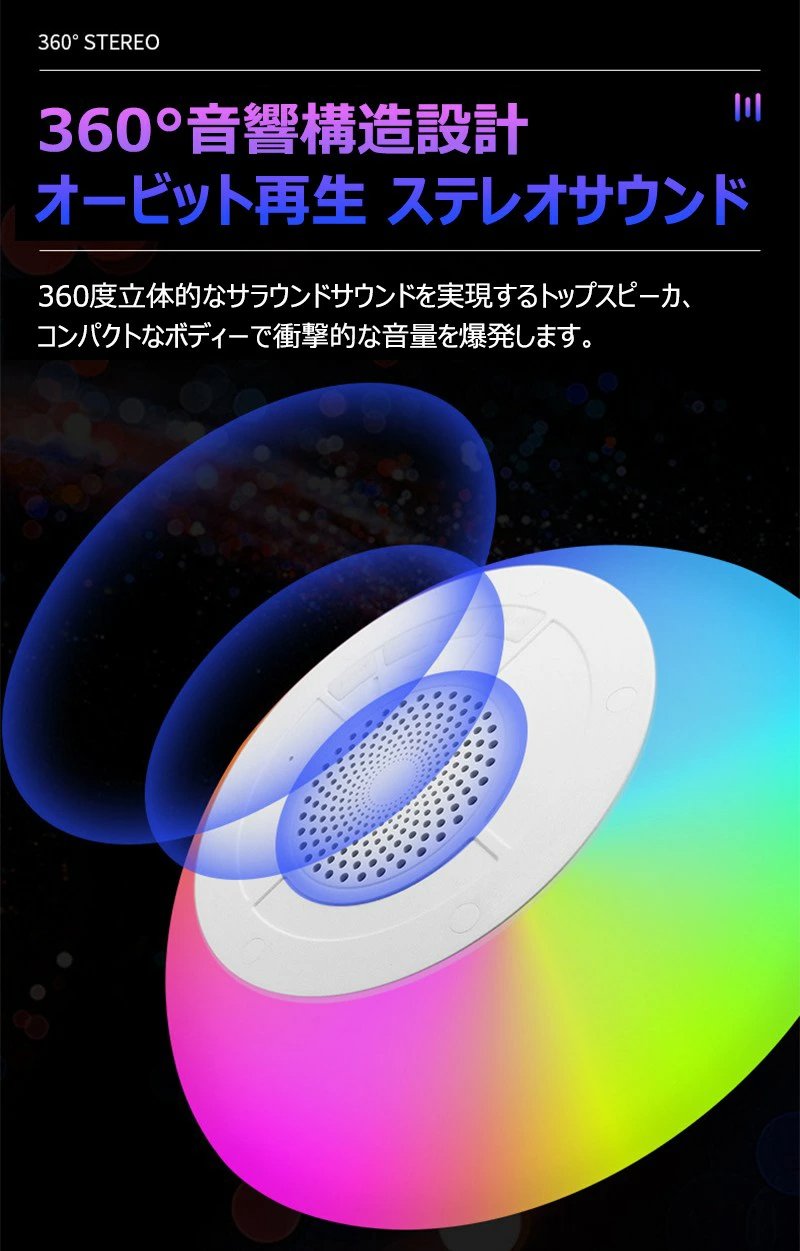 【水に浮かぶ＆壁に掛ける】泳げるスピーカー BLUETOOTHスピーカー ワイヤレス 360度サラウンド IPX7防水 CD音質 ハンズフリー 朗読用 デュアルインターコネクト w671