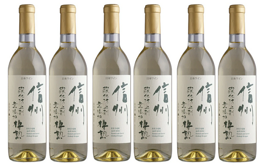 【送料無料】【日本ワイン】長野県 アルプス 信州酸化防止剤無添加樽熟ワイン 白 720ml×6本【本州(一部地域を除く)は送料無料】【現行ヴィンテージにてお届けとなります】