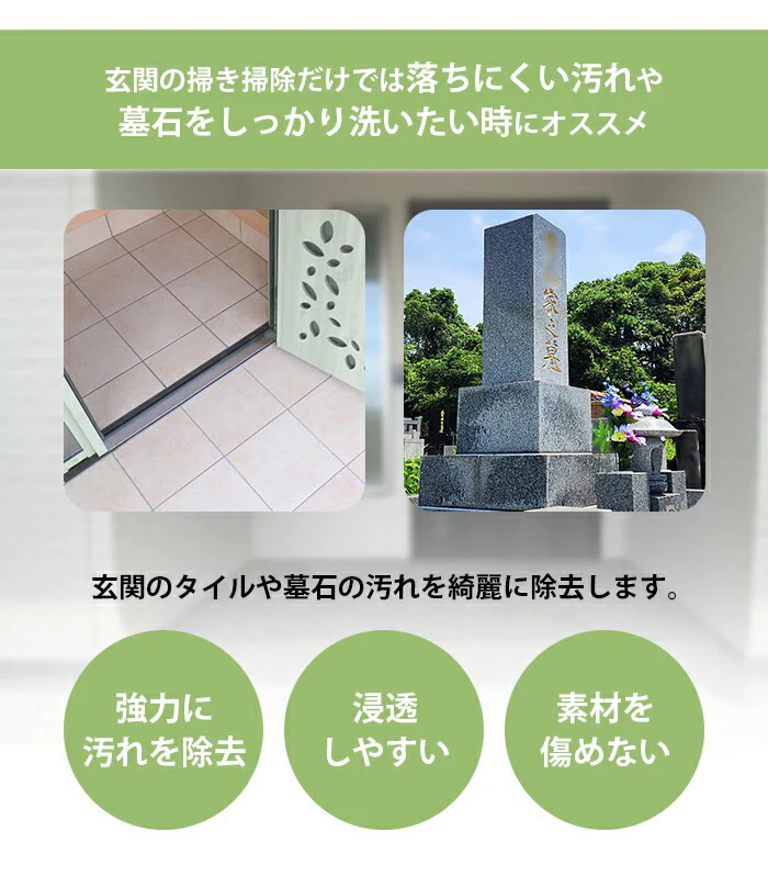【プロ用だから効果抜群】カビ防止 カビ取り プロ用玄関洗浄剤 大容量 1000ml 玄関掃除 清掃用具 汚れ除去 カビ除去 防カビ 洗剤 玄関 墓石 タイル 大掃除