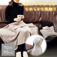 【かぶって使える！かわいいブランケット】 ブランケット あったか かわいい 肌触り抜群 ふわふわ フリース フード付き クッション 膝掛け かぶれる ひざ掛け 大判 冬 防寒 寒さ対策 暖かい おしゃれ かぶランケット