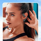 【携帯2台同時接続】ワイヤレスイヤホン 片耳 bluetooth5.5 左右耳兼用 180度回転 耳掛け式 ブルートゥースイヤホン 耳を塞がない オープン式 快適 iPhone/Android適用 ハンズフリー s134A(ブラック)