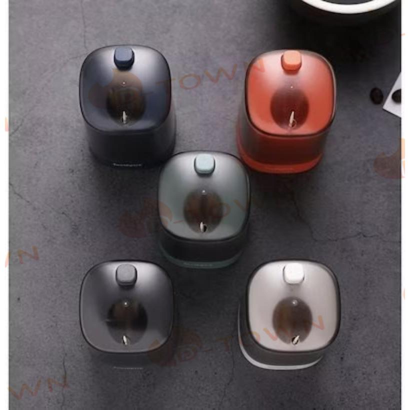 2個セット ワンプッシュ式爪楊枝入れ プッシュして飛び出す爪楊枝 簡単ワンプッシュ式爪楊枝入れ プッシュしてポン 飛び出す爪楊枝 簡単清潔 w592C(ブルー)