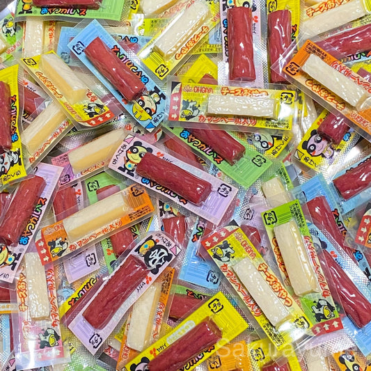 【 2種 おつまみセット(おやつカルパス50本＋チーズおやつ50本) 】大人買い まとめ買い 大量 メール便 駄菓子 お菓子 珍味 おつまみ