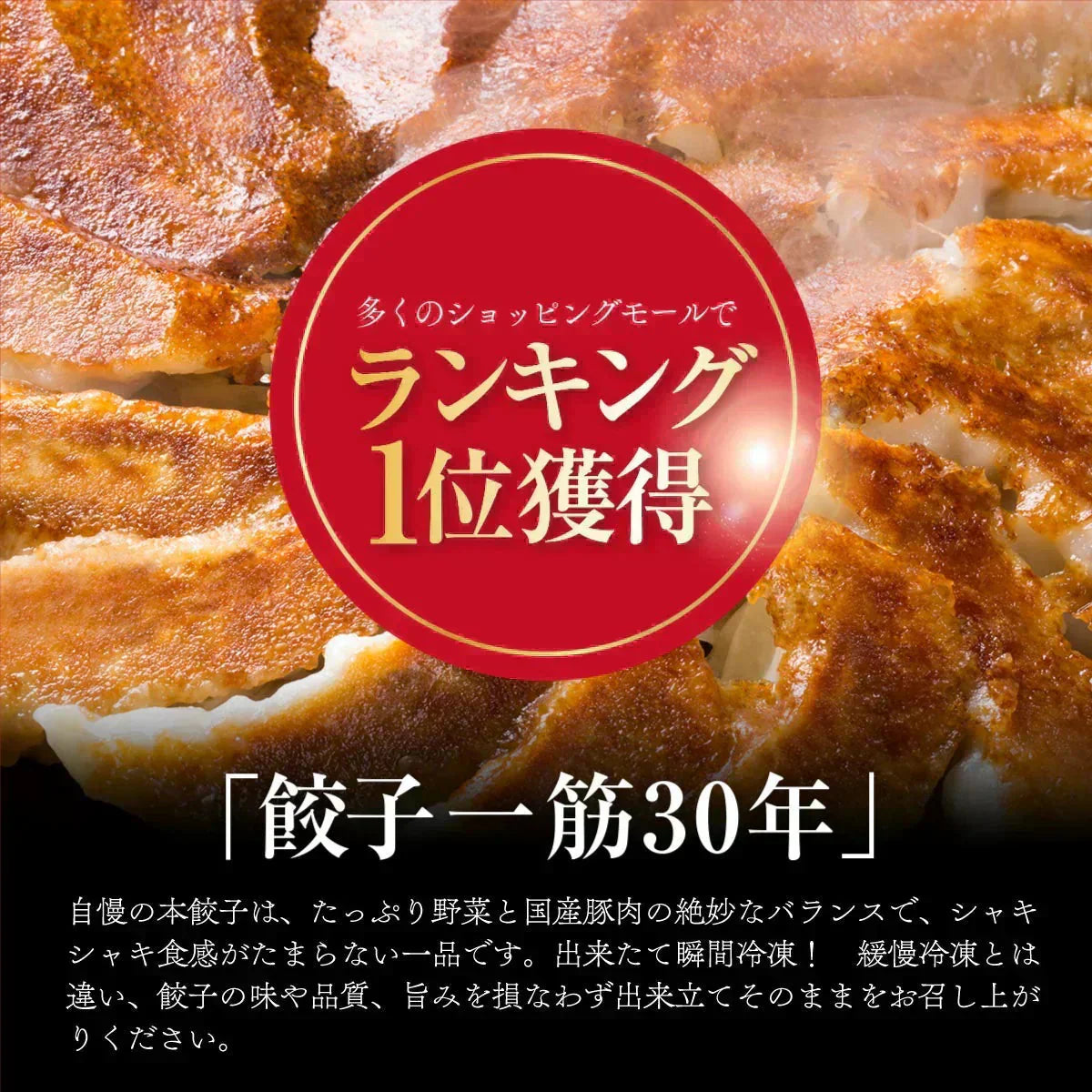 メガ盛り！海老餃子&黒餃子96個 （海老餃子48個、黒餃子48個）
