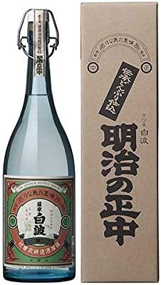 薩摩酒造 さつま白波 明治の正中 芋 25度 1800ml 1.8L 1本【ご注文は6本まで同梱可能】
