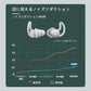 耳栓 睡眠 遮音 高性能 飛行機 シリコン ライブ用 いびき 騒音 睡眠用 防音 勉強 耳せん 快眠 旅行 安眠 イヤープラグ 防音 ライブ 工事 水洗い可 ケース付き(Jオレンジ+ホワイト)