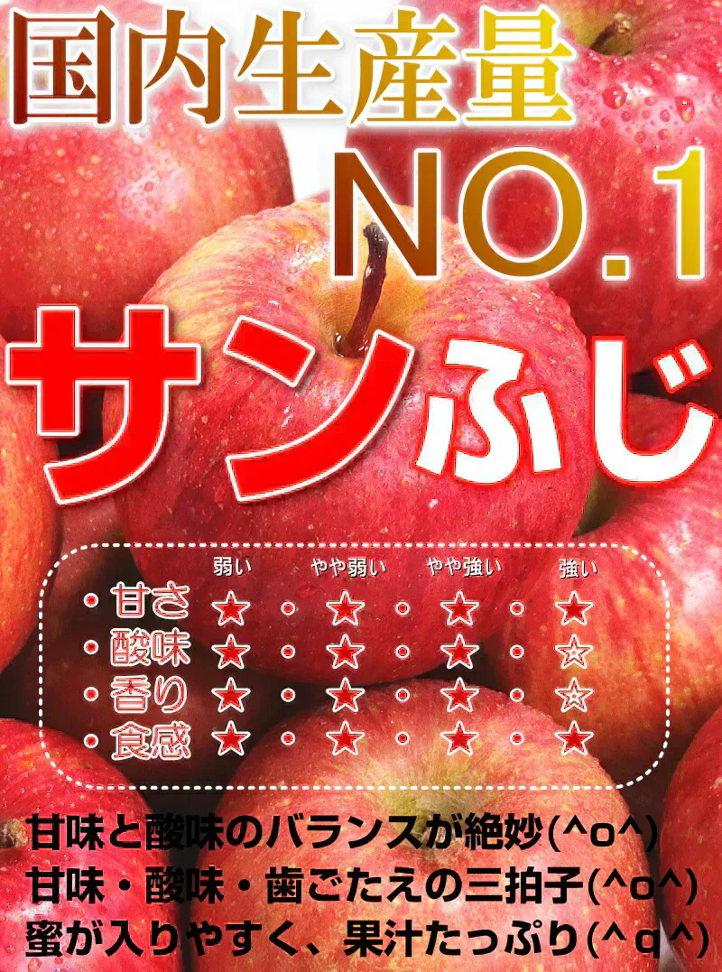 青森県産 りんご サンふじ 2kg箱 家庭用 ★サンふじ 家 2kg 箱