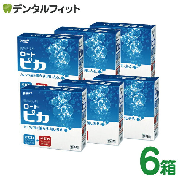 入れ歯洗浄剤 松風 ロート ピカ  6箱