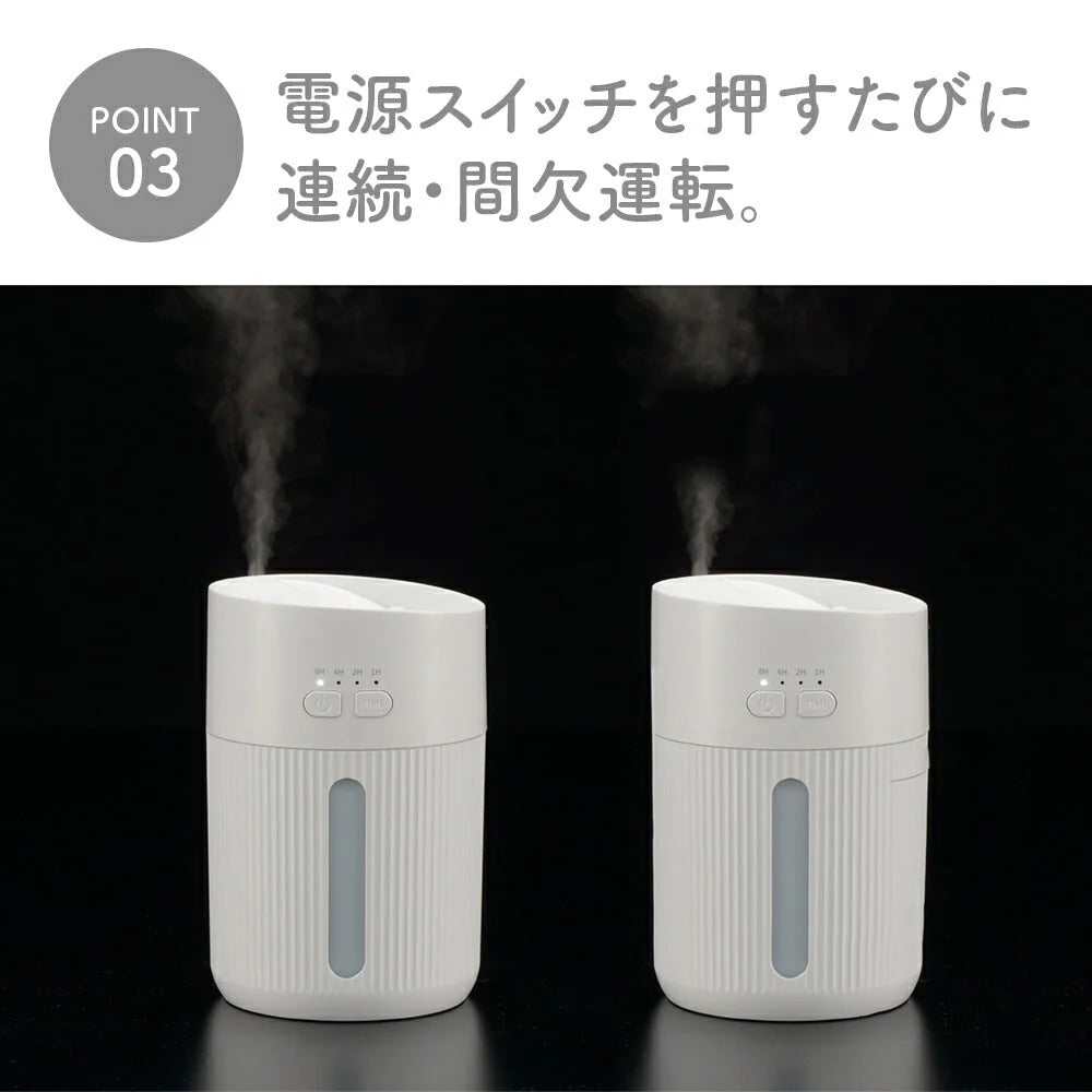 オーム電機 USB卓上加湿器 ホワイトKIS-U230KA