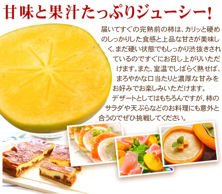 庄内柿 5kg 山形産 ご家庭用