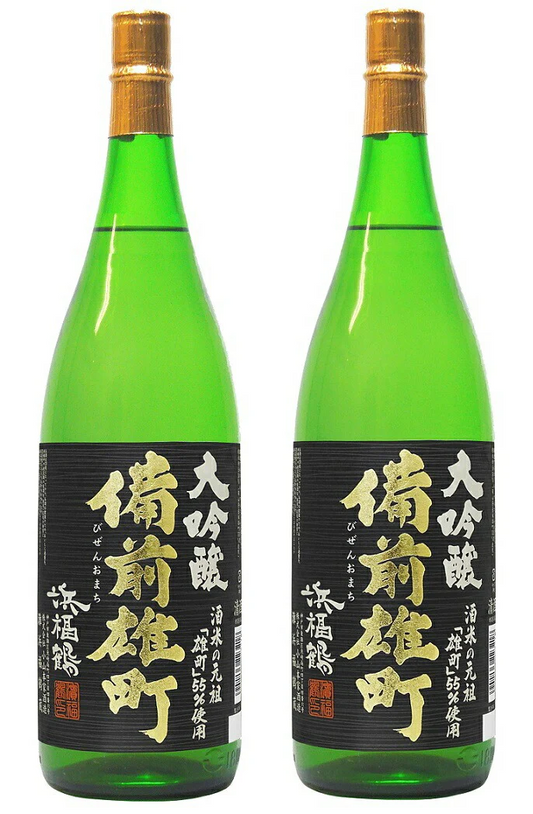 10/5まで全品P3倍 【送料無料】浜福鶴 備前雄町 大吟醸 1800ml 1.8L×2本【本州(一部地域を除く)は送料無料】