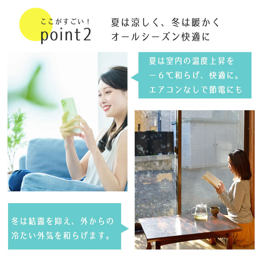 【2枚組】窓 目隠シート 遮光シート 遮光フィルム 4枚セット 窓 uvカット 日除け 遮熱シート 結露防止シート