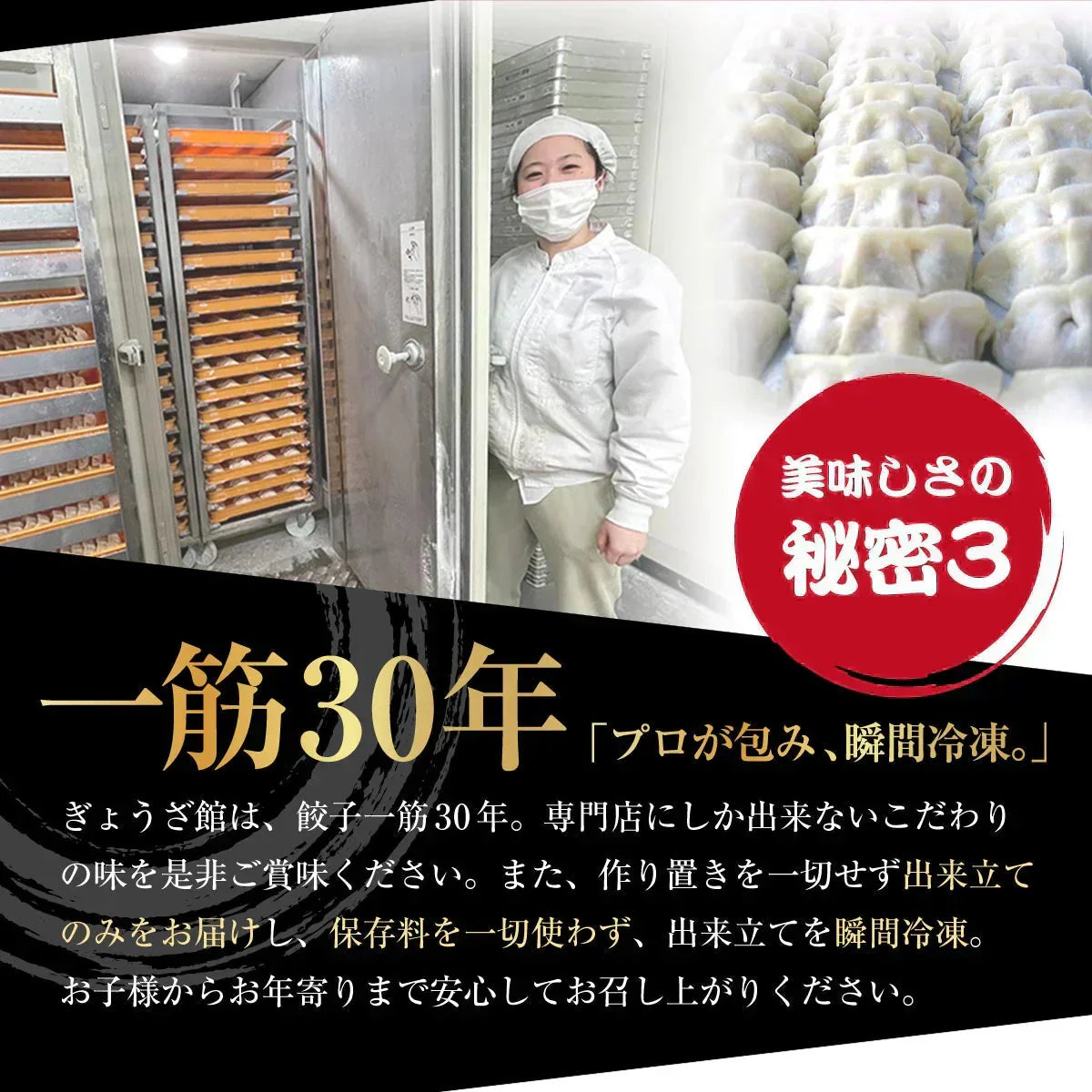 メガ盛り！海老餃子&黒餃子96個 （海老餃子48個、黒餃子48個）