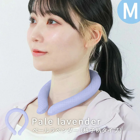 【Mサイズ】【ペールラベンダー】【柄タイプ】クールリング ネッククーラー PCM クールネック 涼しい 首 クール 熱中症対策 大人 子供 キッズ 軽量 ひんやりグッズ  アイスネッククーラー 冷感リング アイス 冷却 首 保冷剤 冷たい ひんやり 冷感グッズ 暑さ対策 くすみカラー 暑さ対策