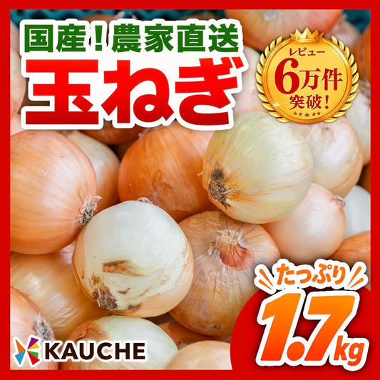 【10営業日以内に発送】約1.7kg（1600g～1800g）たっぷりお届け！つやまる玉ねぎ 農家直送【九州～関西～関東～北陸 発送可】【カウシェファーム収穫対象商品】