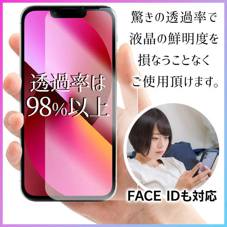 【iPhone12/12PRO】iPhone 保護フィルム ガラスフィルム 高硬度15H 保護ガラス ガラス アイフォン 液晶保護フィルム 指紋がつきにくい ガラス液晶 ハードコート クリア