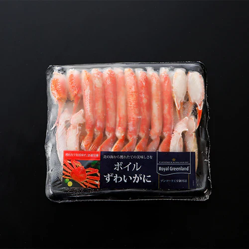本ズワイガニ 半むき身 L~2Lサイズ ボイル 総重量600g（正味480g）