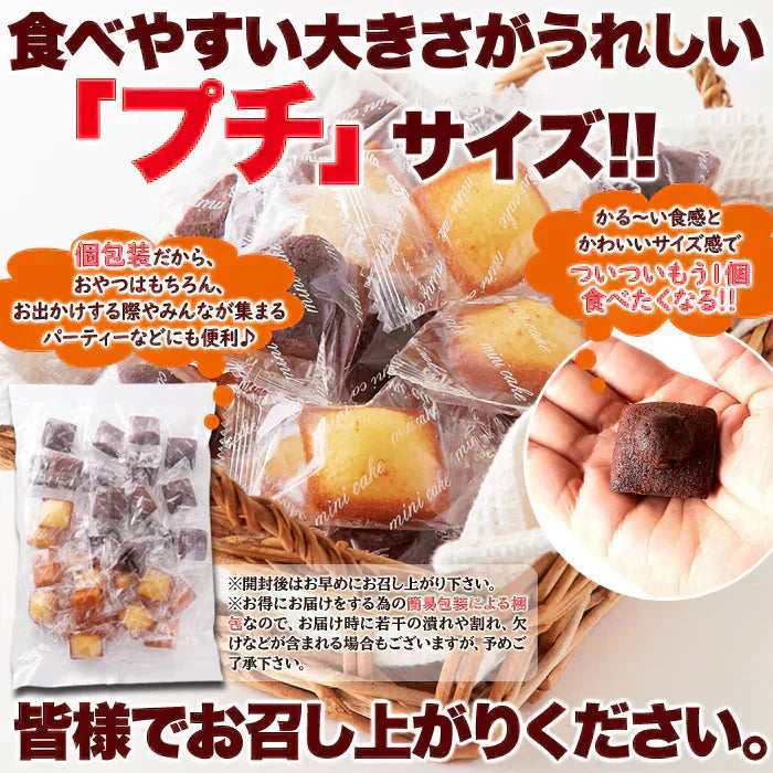 プチフィナンシェ＆プチチョコフィナンシェ (30個)