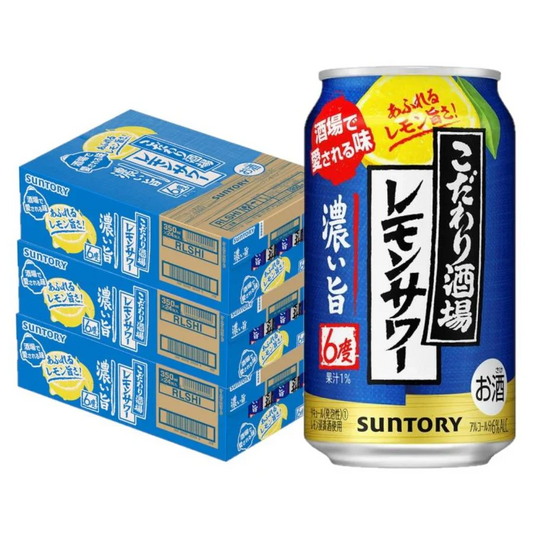 サントリー こだわり酒場のレモンサワー 濃い旨 6％ 350ml×3ケース/72本