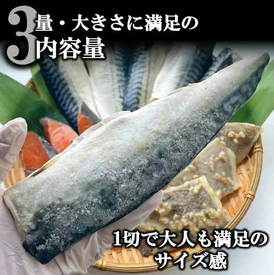 さば 鮭 カレイ 3種 各5切入り 計15切 総重量約1.5kgの大容量 漬け魚 焼き魚 福袋 セット 送料無料 魚 詰め合わせ 魚セット 人気 焼魚 味噌漬け 惣菜 漬魚 焼くだけ 調理 簡単 しゃけ 切り身 冷凍 鯖 おかず お弁当 食品