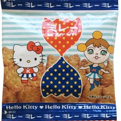 送料無料 のむら ミレービスケット ハローキティ 4連 サンリオ コラボ 1ケース 10個入り