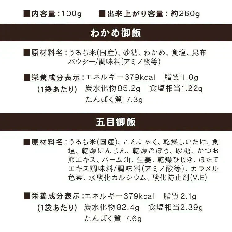 【5年保存】アイリスフーズ アルファ化米 10食分(5種×各2食)