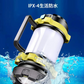 LED ランタン 懐中電灯 サーチライト   USB充電式 一台三役 防滴 キャンプ 登山 釣り 防災 停電 緊急 非常用 PSE認証 w031B(イエロー)