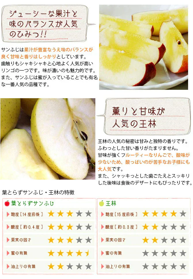 青森県産 訳あり 葉とらず ふじ × 王林 りんご 5kg(約14～18個)※11月下旬よりご予約順に発送【指定日不可】